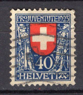 T2792 - SUISSE SWITZERLAND Yv N°195 Pro Juventute Defecteuse - Used Stamps