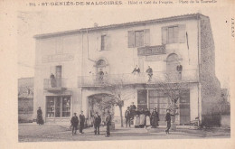 St Géniès De Malgoires Hôtel Et Café Du Progrès Place De La Tournelle (Belle Animation) - Autres & Non Classés