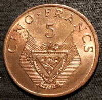 RWANDA - 5 FRANCS 1987 - KM 13 - Rwanda