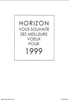 MEYNET : Carte Vœux HORIZON 1999 - Cartoline Postali