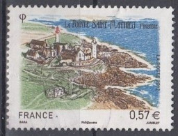 FRANCE 5421,used,falc Hinged - Gebruikt