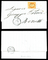 N°23, 40c Orange Obl GC '5091' De Lattaquié, Arrivée à Beyrouth Le 24 Fev 68. SUP. R. (certificat)  Qualité: Oblitéré   - 1862 Napoléon III
