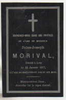 Faire Part De Décès 1877 - Obituary Notices