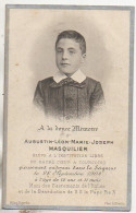 Faire Part De Décès 1904 à L'age De 12 Ans - Avvisi Di Necrologio