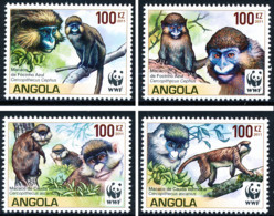 Angola - 2011 - Endangered Monkeys / WWF - MNH - Angola