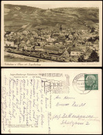 Ansichtskarte Rüdesheim (Rhein) Luftbild Stadt Weinberge 1957 - Ruedesheim A. Rh.