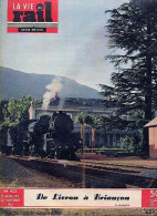 Vie Du Rail 422 22novembre 1953 Livron Briançon Arvant Aurillac Argentière électrification Britannique Toulouse Millau - Treinen