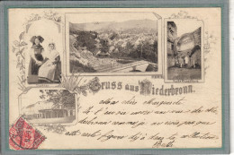 CPA - (67) NIEDERBRONN - Carte GRUSS-Multivues - Niederbronn Les Bains