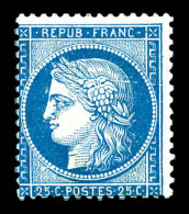 N°60B, 25c Bleu Type II. TTB. R.R. (signé/certificat)  Qualité: *  Cote: 3800 Euros - 1871-1875 Ceres