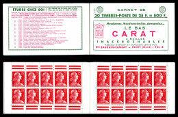 N°1011C-C2, Série 13-59, BAS CARAT Et EU, TB  Qualité: **   - Old : 1906-1965