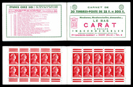 N°1011C-C2, Série 13-59, BAS CARAT Et EU, TB  Qualité: **   - Anciens : 1906-1965