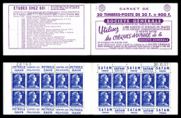 N°1011B-C20, Série 14-57, SOCIETE GENERALE, Daté Du 20.11.57, TB  Qualité: **   - Old : 1906-1965