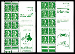 N°1010-C3, N°1010-C1 Et 1010-C3, Couvertures Mains Et Voyageurs, Les 2 Carnets TB  Qualité: **  Cote: 135 Euros - Anciens : 1906-1965