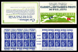 N°365-C5, Série 46, COURSE DE LEVRIERS Et EU. SUP. R.R. (certificat)  Qualité: **   - Anciens : 1906-1965