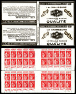 N°283-C1, Série 281: CHAUSSURE BALLY, SUITE De 2 Carnets Identiques Avec Couvertures Différente (Nord-A Et Nord-B) Dont  - Old : 1906-1965