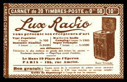 N°257-C5, Série 162 RP-A, LUX RADIO Et EU, TTB  Qualité: **   - Old : 1906-1965