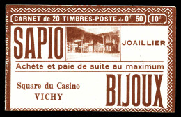 N°199-C24, Série VICHY II, BOULE D'ARGENT/CARDINAL DE ROHAN Et SAPIO, Bas De Feuille, SUP (certificat)  Qualité: **   - Old : 1906-1965