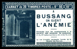 N°199-C21, Série NANCY, BUSSANG X 2, Gomme Parfaite. SUP. R. (certificat)  Qualité: **   - Alte : 1906-1965