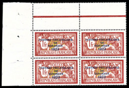 N°182, Congrès De Bordeaux De 1923 En Bloc De Quatre Coin De Feuille, Très Bon Centrage, SUPERBE (signé Calves/certifica - Nuevos