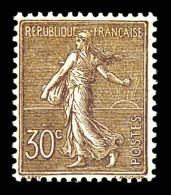 N°133a, 30c Violet-foncé, Très Bon Centrage. SUP (certificat)  Qualité: **  Cote: 1200 Euros - 1903-60 Semeuse Lignée