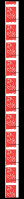 N°103, Lamouche TVP Rouge: Piquage à Cheval Partiel Sur Bande De 11 Exemplaires Datée Du 13-12-2005, SUPERBE. R.R. (cert - Coil Stamps