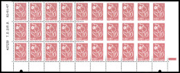 N°3969, 0,86€ Lamouche, 10 Exemplaires Non Dentelés Accidentel Tenant à 8 Exemplaires Avec Dentelures Partielles Tenant  - Unused Stamps