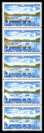 N°1585a, La Trinitée: Môle Blanc Tenant à Normal+ 2 Môles Central Absent En Bde De 5 Exemplaires, TTB  Qualité: **  Cote - Unused Stamps