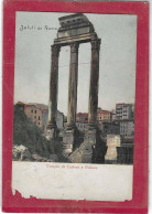 SALUTI DA ROMA Temple Di Castore E Polluce - Otros Monumentos Y Edificios