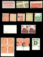 N°148, Variétés: Ensemble De 13 Variétés Neuves **/* Dont Non Dentelés, Surcharge à Cheval, Recto-verso... TTB (certific - Nuevos