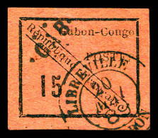 N°14, 15c Noir Sur Rose, Quatre Belles Marges, SUPERBE (signé Margues/Calves/certificats)  Qualité: Oblitéré  Cote: 1500 - Used Stamps