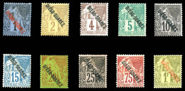 N°13 à 20 + N°23 Et 24, Les 10 Valeurs TTB (certificat)  Qualité: *  Cote: 694 Euros - Unused Stamps