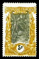 N°41a, 5f Moutarde Et Noir. TTB (signé Scheller/certificat)  Qualité: *  Cote: 1100 Euros - Unused Stamps