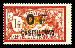 N°42, 1F Lie De Vin Et Olive. SUP. R.R. (signé Champion/Certificat)  Qualité: *  Cote: 1200 Euros - Unused Stamps