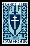 N°250a, 10c Bleu: Double Impression De La Valeur. TTB  Qualité: **  Cote: 275 Euros - Unused Stamps