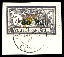 N°48a, 60m Sur 2f: Type II Obl Càd Du 7/1/21 Sur Son Support. TTB (certificat)  Qualité: Oblitéré  Cote: 1000 Euros - Used Stamps