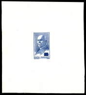 N°525, Pétain, épreuve D'artiste En Bleu Sans Valeur, TB (certificat)  Qualité: (*)   - Künstlerentwürfe
