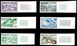 N°960/965, JO D'Helsinki 1953 Bdf. TB  Qualité: **  Cote: 425 Euros - Essais De Couleur 1945-…