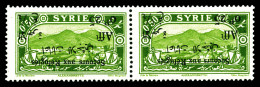 N°168a, 0 Pi 25 Sur 0 Pi 50: Surcharge Renversée En Paire. TTB  Qualité: **  Cote: 300 Euros - Unused Stamps