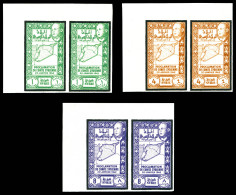 N°271/275, Série De 1944 En Paires Cdf Non Dentelée. TB  Qualité: **  Cote: 306 Euros - Unused Stamps