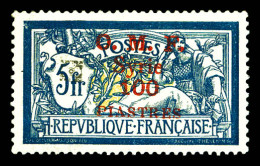 N°56, 100 Pi Sur 5f Merson, Fraîcheur Postale, Très Bon Centrage. SUP. R.R. (signé Calves/Champion/certificats)  Qualité - Unused Stamps