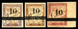 N°1/3, Série De 1903, Les 3 Valeurs TB (certificat)  Qualité: *  Cote: 880 Euros - Postage Due
