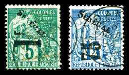 N°6/7, Les 2 Valeurs SUP (signé Calves/certificat)  Qualité: Oblitéré  Cote: 505 Euros - Used Stamps