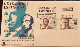 FDC  1998.- Grabadores Españoles. - FDC