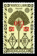 N°286a, 1f 50 Sur 5c Brun Olive, Surcharge Renversée. TB (signé Brun)  Qualité: *  Cote: 350 Euros - Unused Stamps