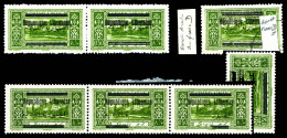 N°99, 0 Pi 50 Vert-jaune: Ensemble De 4 Variétés De Surcharges. TTB  Qualité: &   - Unused Stamps