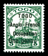 N°33a, 1 P Sur 5 Pf: 'y' Maigre Dans Penny. SUP. R. (certificat)  Qualité: **  Cote: 2700 Euros - Unused Stamps