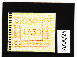 14AA/24  ÖSTERREICH 1983 AUTOMATENMARKEN 1. AUSGABE  14,50 SCHILLING   ** Postfrisch - Automatenmarken [ATM]