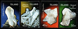 Island 1998/99 - Mi.Nr. 893/894 + 917/918 - Postfrisch MNH - Mineralien Minerals - Minéraux