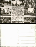 Ansichtskarte Delmenhorst Demost Stadt, Straßen, Park 1963 - Delmenhorst
