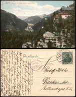 Ansichtskarte Oybin Panorama Blick V. D. Kaiser-Mauer Nach Zittau 1910 - Oybin